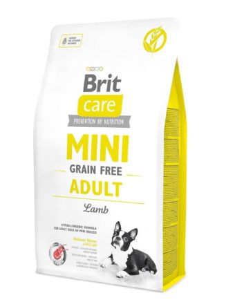 brit care mini grain free adult lamb для собак с ягненком 7 кг