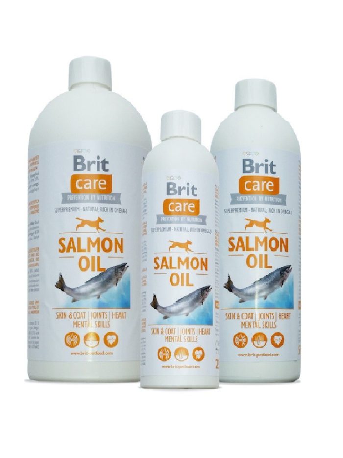 Масло лосося brit care 1 л