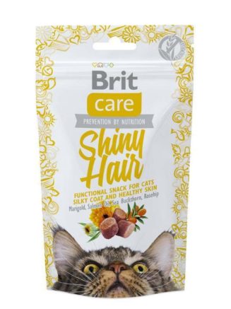 brit care shiny hair Лакомства для поддержания красоты шерсти у кошек 50 г