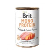 brit mono protein dog с индейкой и сладким картофелем 400 г