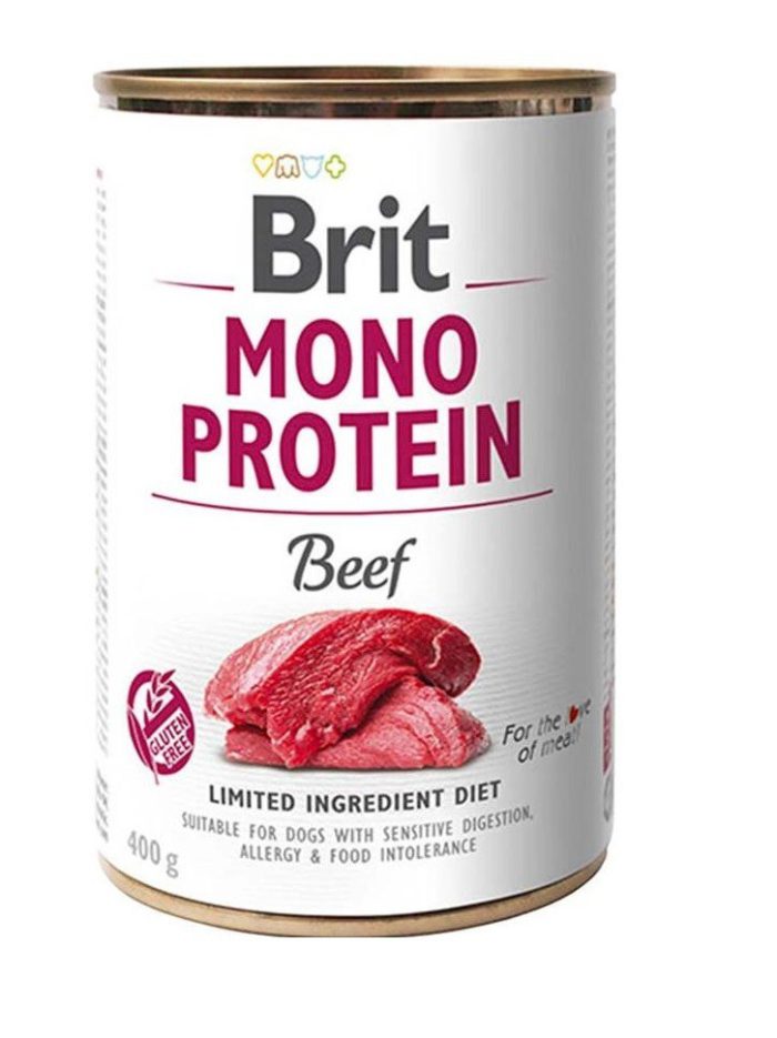 brit mono protein dog с тунцом и сладким картофелем 400 г