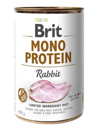 brit mono protein dog з кроликом 400 г