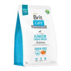 brit care gf junior large breed salmon and potato для щенков с лососем 12 кг