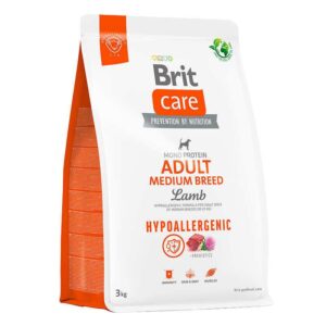 brit care medium hypoallergenic breed lamb для собак с ягненком 12 кг