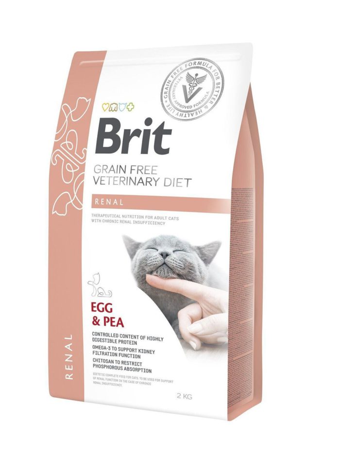 brit vd cat renal для кошек с почечной недостаточностью 400 г