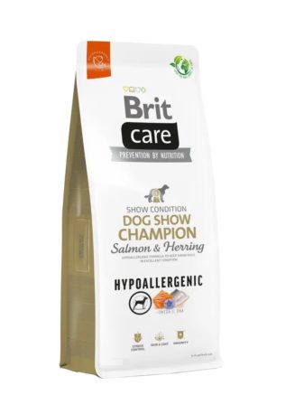brit care dog hypoallergenic dog show champion salmon для собак 12 кг