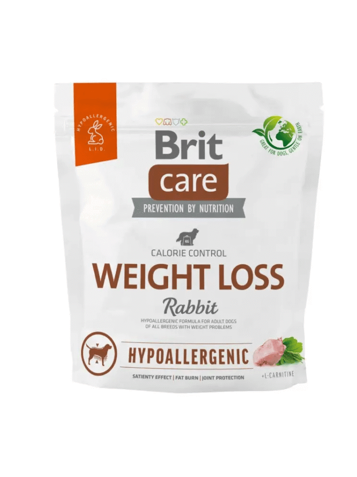 brit care hypoallergenic weight loss rabbit для собак с кроликом 3 кг