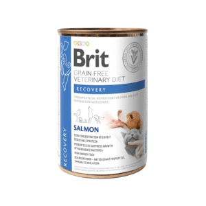 brit vd recovery cans для собак и кошек с лососем 400 г