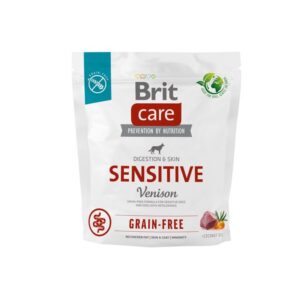 brit care dog grain free sensitive для собак с чувствительным пищеварением с олениной 12 кг