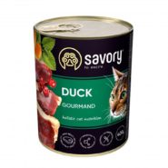 savory cat adult duck для кошек с уткой 400 г
