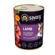 savory sterilised lamb для стерилизованных кошек с ягненком 400 г
