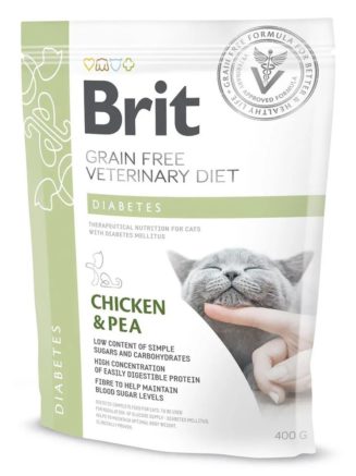 brit vd cat diabets для кошек с сахарным диабетом 400 г