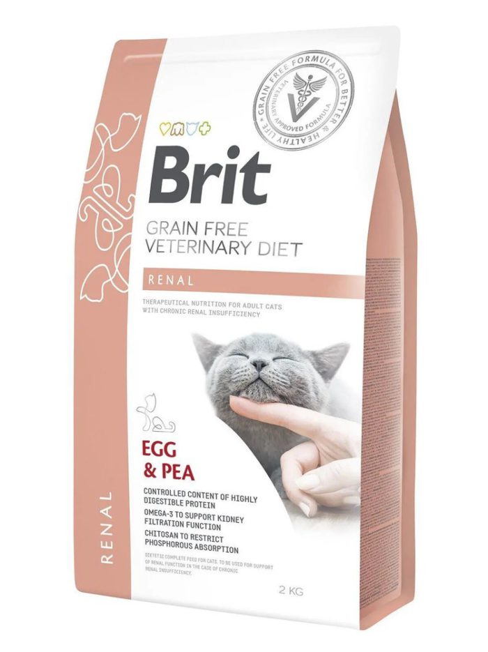 brit vd cat renal для кошек с почечной недостаточностью 2 кг