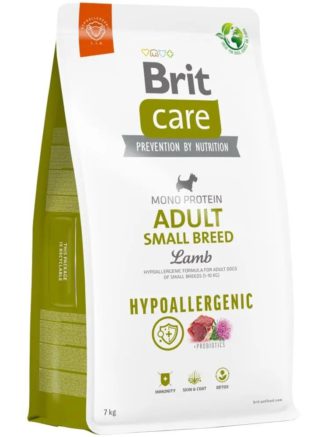 brit care dog hypoallergenic adult small breed с ягненком 7 кг