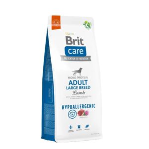 brit care hypoallergenic adult large breed с ягненком для собак крупных пород 1 кг