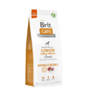 brit care hypoallergenic junior large lamb для щенков с ягненком 12 кг