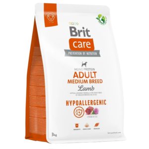 brit care medium hypoallergenic breed lamb для собак с ягненком 1 кг