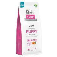 brit care dog grain free puppy для щенков с лососем 1 кг