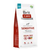 brit care dog grain free sensitive для собак с чувствительным пищеварением с олениной 3 кг