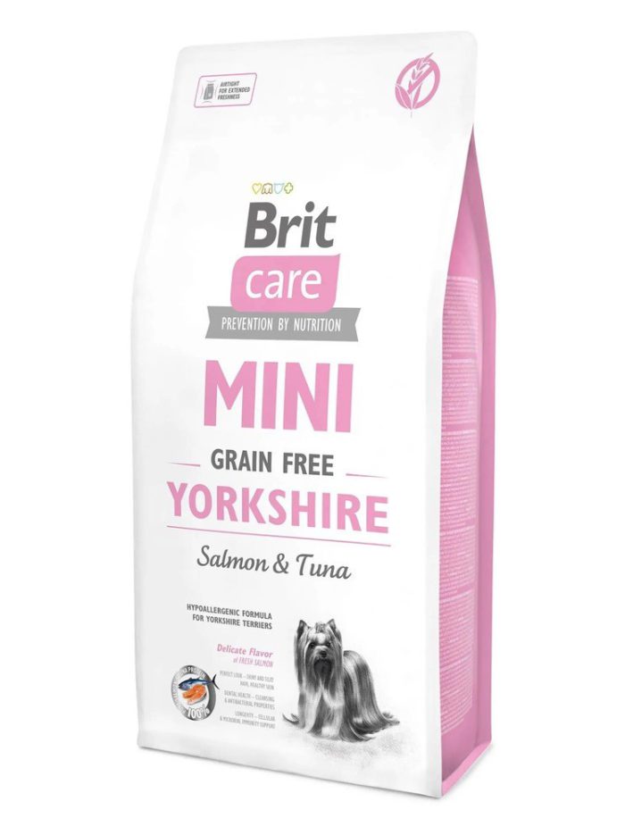 brit care grain free yorkshire для собак с лососем и тунцом 400 г