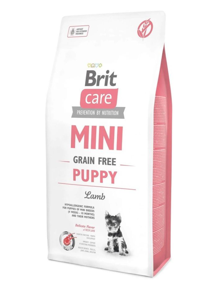 brit care mini gf puppy lamb для собак с ягненком 7 кг