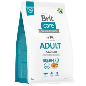 brit care dog grain free adult salmon для собак малых и средних пород с лососем 1 кг