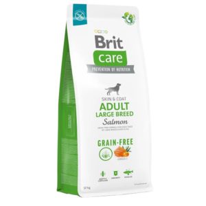 brit care dog gf adult large breed salmon для собак крупных пород с лососем 3 кг