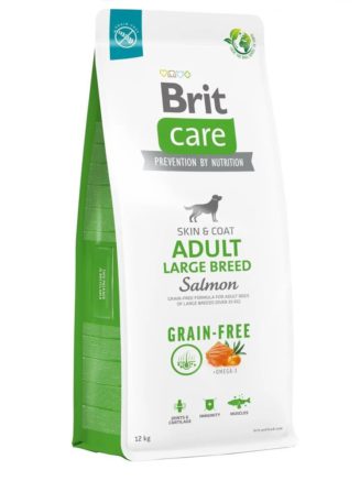 brit care dog gf adult large breed salmon для собак крупных пород с лососем 3 кг