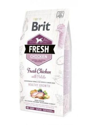 brit fresh chicken potato puppy для щенков с курицей 2.5 кг