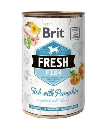 brit fresh fish pumpkin с рыбой и тыквой 400 г