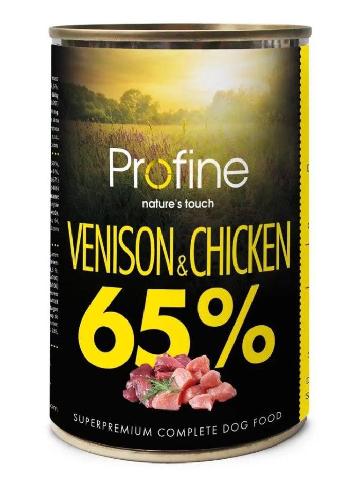 Влажный корм profine venison and chicken для собак с олениной и курицей 400 г