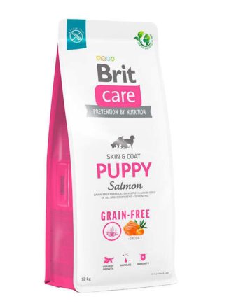 brit care dog grain free puppy salmon для щенков с лососем 12 кг