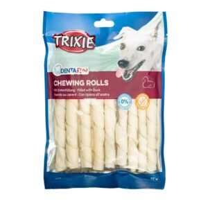 Лакомство для собак trixie Палочка для чистки зубов denta fun 12 см, 270 г / 15 шт. (утка)