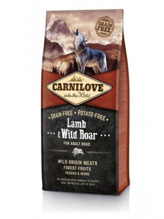 carnilove lamb wild boar для собак с ягненком и кабаном 12 кг