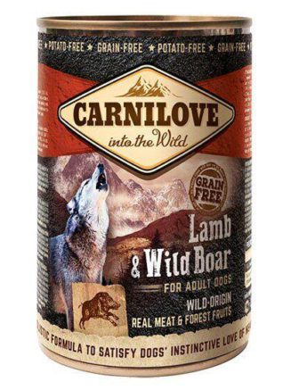carnilove lamb wild boar для собак с ягненком и кабаном 400 г