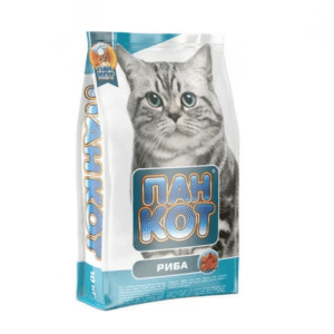 Пан Кот для кошек с рыбой 10 кг