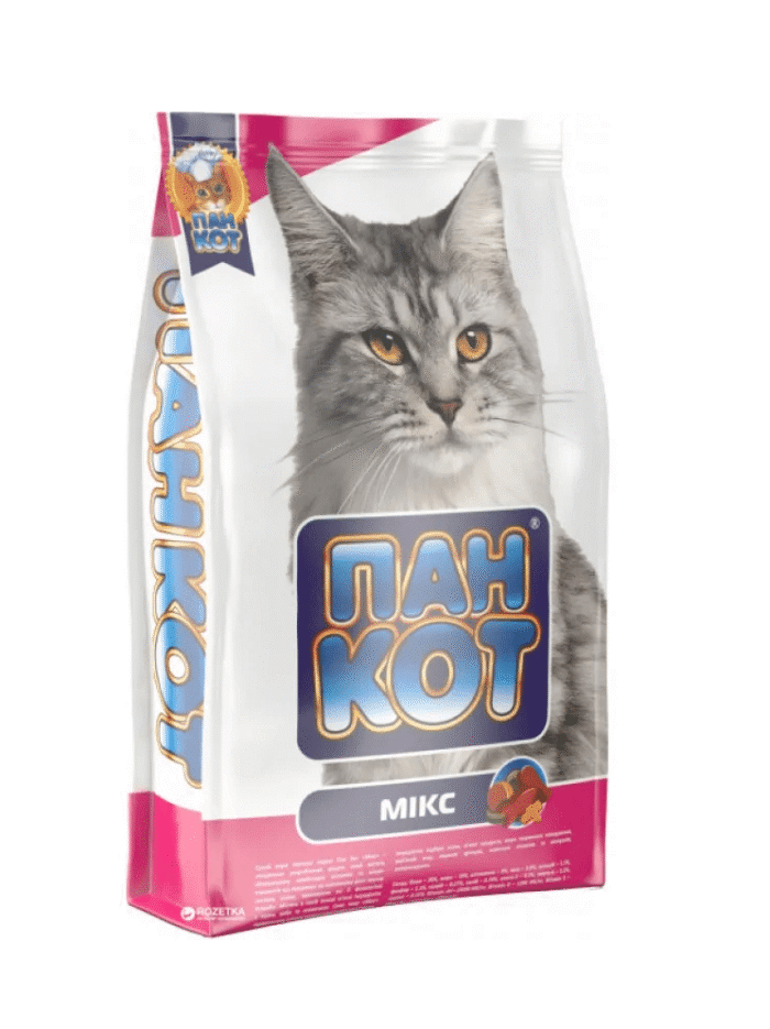 Пан Кот Микс для кошек 10 кг
