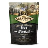carnilove duck pheasant adult для собак с уткой и фазаном 1.5 кг