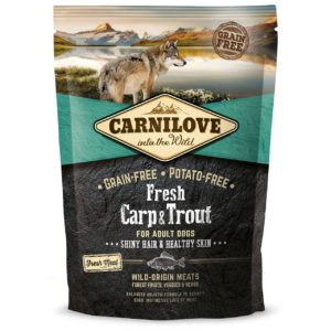 carnilove carp trout для собак с карпом и форелью 1.5 кг
