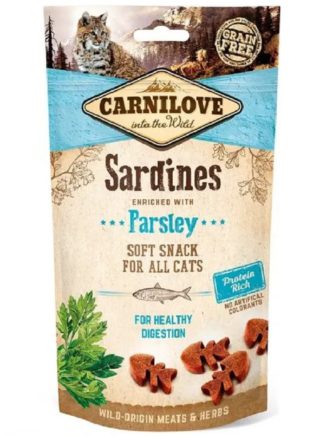 Лакомство для кошек carnilove sardine with parsley 50 г (для чувствительного пищеварения)