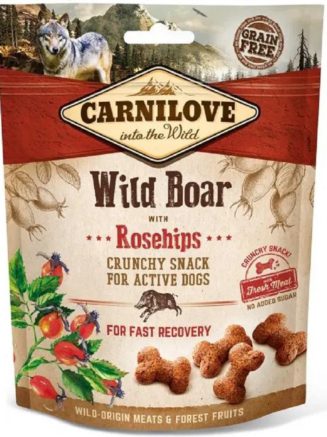 Лакомства для собак carnilove crunchy snack с кабаном и шиповником 200 г