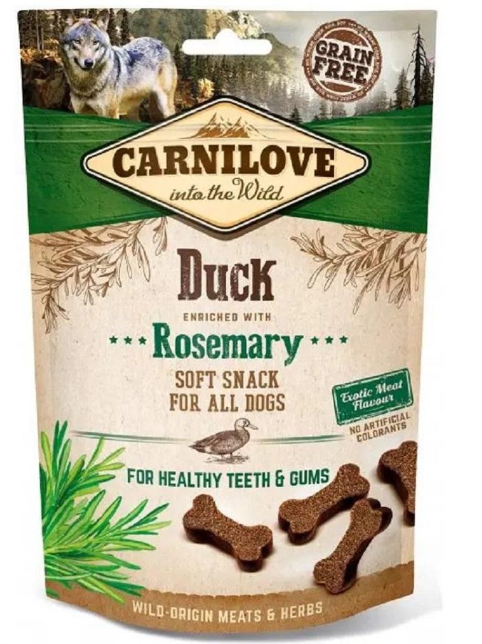Лакомство для собак carnilove duck with rosemary 200 г (для зубов)