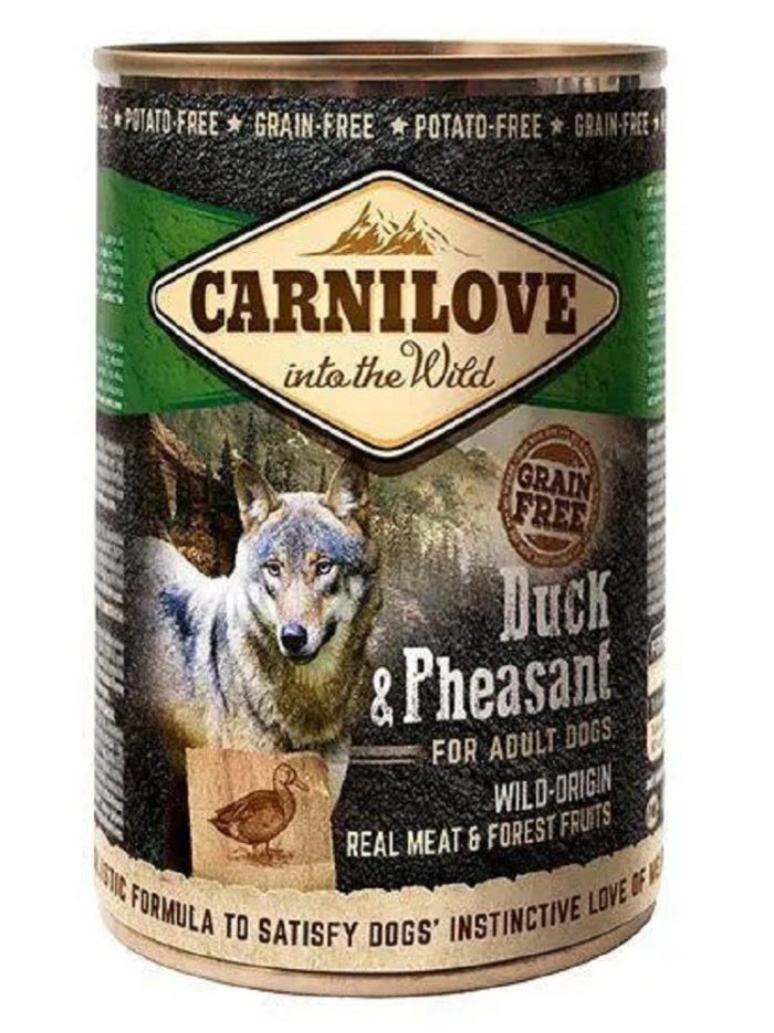 carnilove duck pheasant для собак с уткой и фазаном 400 г