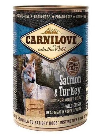 carnilove salmon turkey для собак с лососем и индейкой 400 г