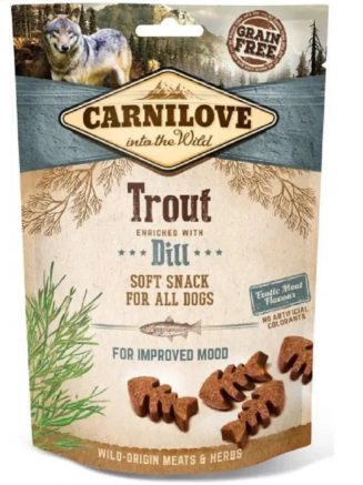 Лакомство для собак carnilove trout with dill 200 г (рыба)