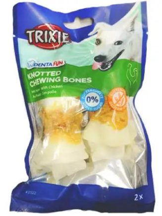 Лакомство для собак trixie Кость для чистки зубов denta fun 11 см, 70 г / 2 шт. (курица)