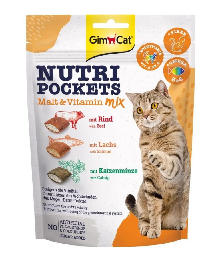 Лакомства для кошек gimcat nutri pockets Мультивитамин 150 г