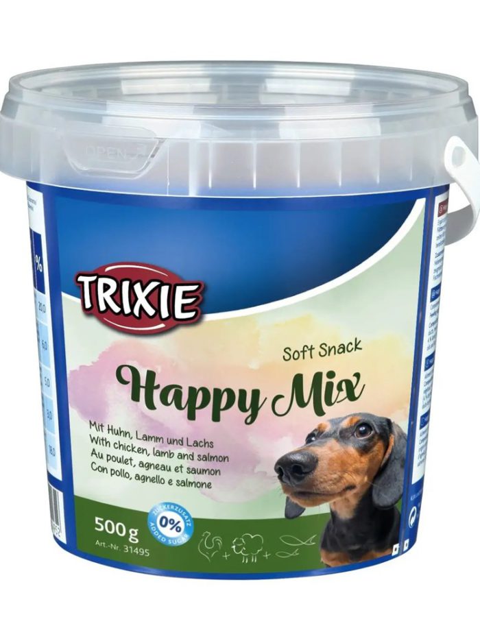 Лакомство для собак trixie «happy mix» 500 г (ассорти)