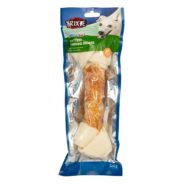 Лакомство для собак trixie Кость для чистки зубов с курицей denta fun 25 см 220 г
