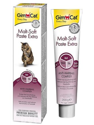 malt soft gimcat extra Паста для выведения шерсти и улучшения моторики желудка 200 г